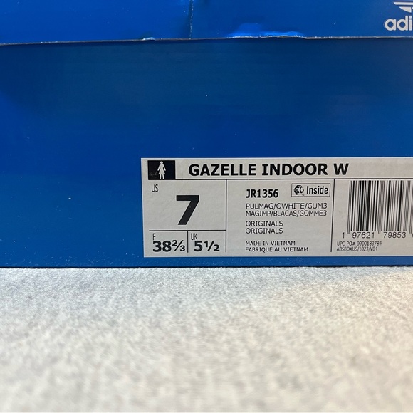 Adidas Gazelle Indoor Pink White Gum Size Women's Shoe Size 7 JR1356​ - Picture 11 of 11